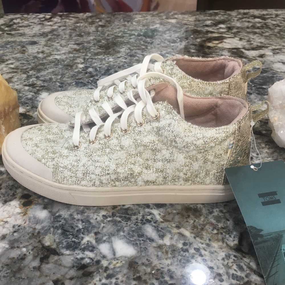 TOMS Lenny Mid Sneaker YOUTH SZ 5.5